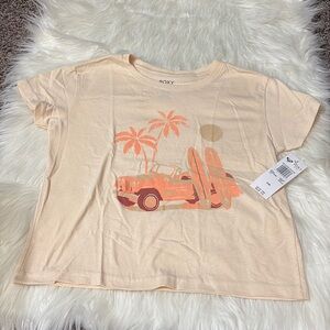 NWT Roxy Girl Top Down Shirt Size 10 Youth